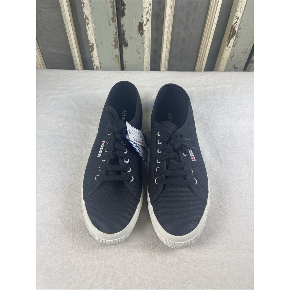 Men's Superga Cotu Classic Sneaker (Size 13.5) Black/White NWT